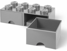 LEGO Brick Drawer 8 grau, Aufbewahrungsbox