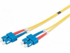 Digitus Fiber Optic Patch Cord, SC to SC OS2, Singlemode 09/125 µ, Duplex, Length 5m