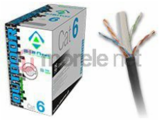 Alantec KIU6OUTZ305 networking cable Black 305 m Cat6 U/UTP (UTP)