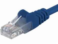 PremiumCord Patch kabel UTP RJ45-RJ45 CAT6 7m modrá