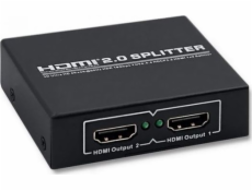 Qoltec Aktywny rozdzielacz Splitter HDMI 1x2 | v.2.0 52332