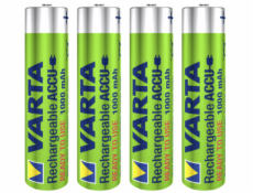 10x4 Varta Rechargeable Accu NiMh 1000 mAh Micro VPE Innenk.