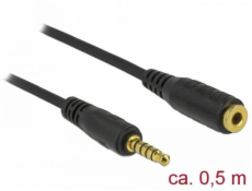 DeLOCK Klinkenkabel 3,5 mm 5 Pin (Stecker) > 3,5 mm 5 Pin (Buchse)