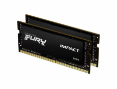 Kingston KF426S16IBK2/32 Kingston FURY Impact/SO-DIMM DDR4/32GB/2666MHz/CL16/2x16GB/Black