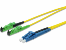 Digitus Fiber Optic Patch Cord, E2000 (APC) to LC (PC) Singlemode 09/125 µ, Duplex, Length 3 m