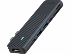 Rapoo USB-C Multiport Adapter 7-in-2, grey