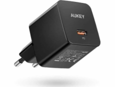 PA-Y20S Čierna mini nabíjačka 1xUSB-C 20W PD Power Delivery