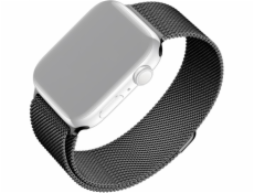 FIXED Sieťovaný nerezový remienok Mesh Strap pre Apple Watch 42/44/45mm čierny FIXMEST-434-BK