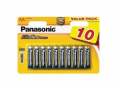 PANASONIC Alkalické baterie Alkaline Power LR6APB/10BW AA 1,5V (Blistr 10ks)