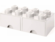 LEGO Room Copenhagen Brick Drawer 8 kontajner biely (RC40061735)