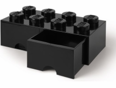 LEGO Brick Drawer 8 schwarz, Aufbewahrungsbox