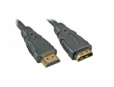 PREMIUMCORD Kabel prodlužovací HDMI - HDMI 2m, zlacené konektory