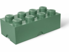 LEGO Storage Brick 8 sandgrün, Aufbewahrungsbox