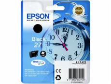 EPSON ink čer Singlepack  Budík  Black 27 DURABrite Ultra Ink