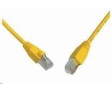 Patch kabel CAT5E SFTP PVC 1m žlutý snag-proof C5E-315YE-1MB