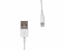 Whitenergy Kabel USB 2.0 pro iPhone 5 přenos dat/nabíjení 30cm bílý