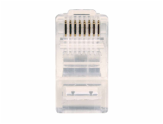 Emos RJ45 konektor UTP CAT 5e, drát, 20 ks