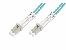 Digitus Fiber Optic Patch Cord, LC to LC Multimode 50/125 a, Duplex Length 20m, Class OM3