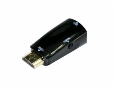 GEMBIRD redukce HDMI na VGA + Audio, M/F, černá