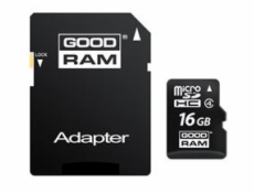 GOODRAM (Wilk Elektronik) Micro SDHC karta 16GB Class 4 + adaptér