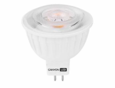 Canyon LED COB žárovka, GU5.3, bodová MR16, 4.8W, 330 lm, neutrální bílá 4000K, 12V, 38 °, Ra> 80, 50.000 hod 