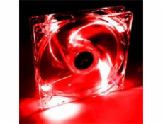 Akyga Ventilátor 12cm LED červený