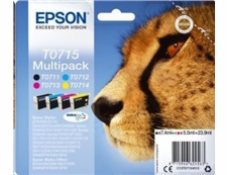 Epson inkoustová náplň/ T0715/ Multipack T0715 DURABrite Ultra Ink/ 4x barvy