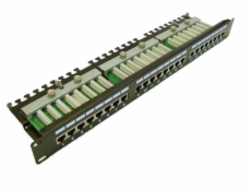 Patch panel LEXI-Net FTP cat.5e 24p. 1U Black