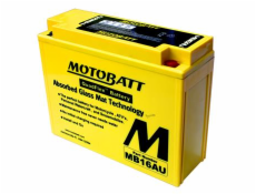 Baterie Motobatt MB16AU pro motocykly (20,5Ah, 12V, 2 vývody)