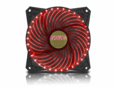 EVOLVEO 12L2RD ventilátor 120mm, 33 LED, červený, 3pin