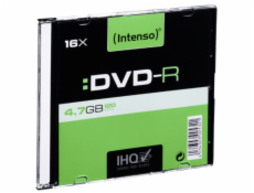 1x10 Intenso DVD-R 4,7GB 16x Speed, Slimcase