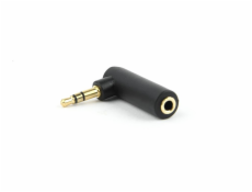 Adapter AV Gembird Jack 3.5mm - Jack 3.5mm czarny (A-3.5M-3.5FL)