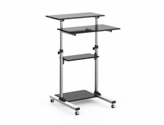 TECHLY 102833 Universal presentation notebook trolley with four shelves adjustable