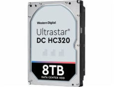 Western Digital Ultrastar® HDD 8TB (HUS728T8TALE6L4) DC HC320 3.5in 26.1MM 256MB 7200RPM SATA 512E SE (GOLD WD8003FRYZ)