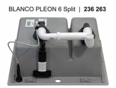 Blanco Pleon 6 Split granit antracit