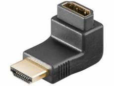 PremiumCord Adapter HDMI M/F, pravý úhel - opačný