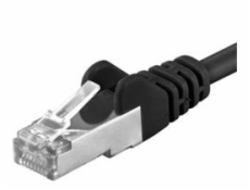 PREMIUMCORD Patch kabel CAT6a S-FTP, RJ45-RJ45, AWG 26/7 2m černá