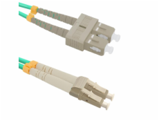 QOLTEC 54349 Qoltec Optic Patchcord LC/UPC - SC/UPC Multimode 50/125 OM4 Duplex 2m