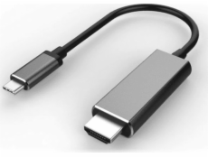 PREMIUMCORD Kabel USB3.1 typ-C na HDMI, 1,8m rozlišení obrazu 4K*2K@60Hz Aluminium