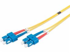 Digitus Fiber Optic Patch Cord, SC to SC OS2, Singlemode 09/125 µ, Duplex, Length 10m