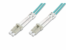 Digitus Fiber Optic Patch Cord, LC to LC Multimode 50/125 µ, Duplex Length 15m, Class OM3