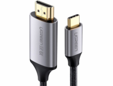 Kabel USB Ugreen USB-C - HDMI 1.5 m Srebrny (50570)