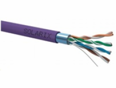 Solarix Kabel FTP LS0H drát c5e, 500m/reel, SXKD-5E-FTP-LS0H