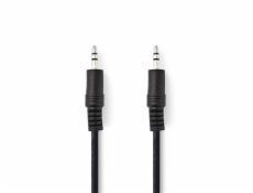 Nedis CAGB22000BK20 - Stereofonní Audio Kabel | 3,5mm Zástrčka - 3,5mm Zástrčka | 2 m | Černá barva