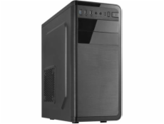 CRONO skříň Middle Tower 760i ATX/ bez zdroje/ 1x USB 3.0/ 2x USB 2.0/ 2x 3.5mm jack/ černý