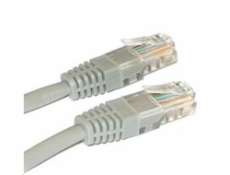 XtendLan Patch kabel křížený Cat 5e UTP 3m - šedý