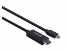 MANHATTAN Kabel Mini DisplayPort na HDMI (1080p), 1.8m, černý