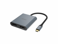 AKASA - adaptér USB Type-C na 2 x DP, 4K