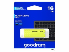 GOODRAM Flash Disk 16GB UME2, USB 2.0, žlutá