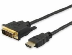 Kábel Equip HDMI - DVI-D 10m czarny (119329)